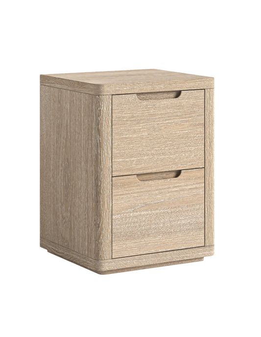 Portobello Bedside Locker - Natural Oak