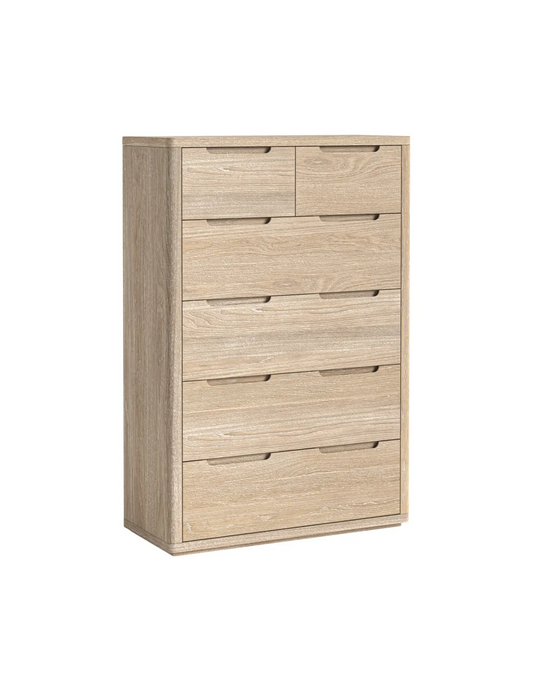 Portobello 2 Over 4 Chest - Natural Oak