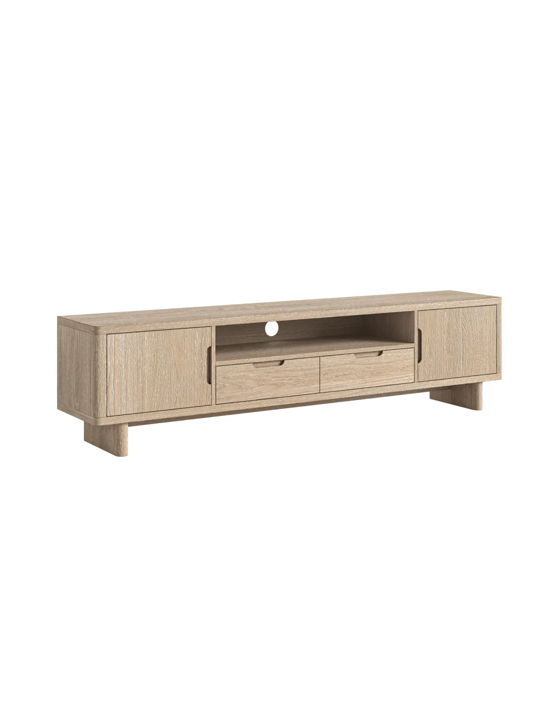 Portobello TV Unit - Natural Oak - Multiple Sizes