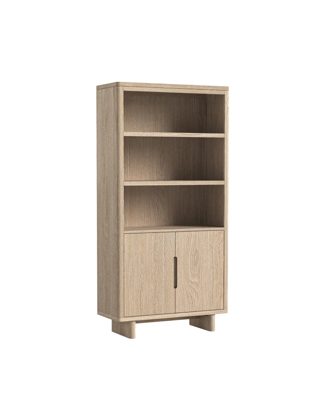 Portobello Display Cabinet - Natural Oak