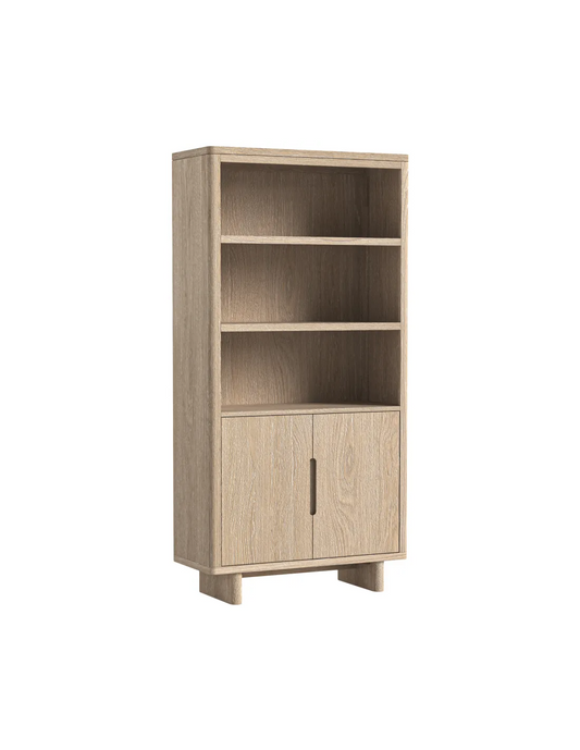 Portobello Display Cabinet - Natural Oak