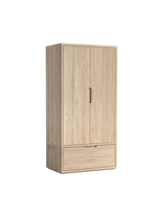 Portobello Wardrobe - Natural Oak - Multiple Sizes
