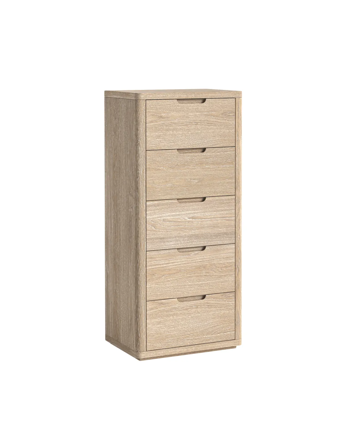 Portobello Tallboy Chest - Natural Oak