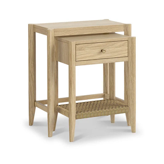 Sicily Nest of Tables - Light Oak
