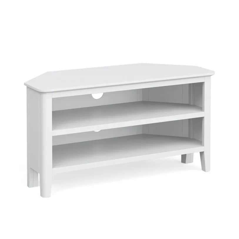 Hampstead Corner TV Unit - White