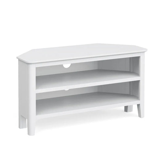 Hampstead Corner TV Unit - White