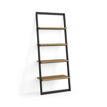 Jersey Bookcase - Smoked Oak & Black